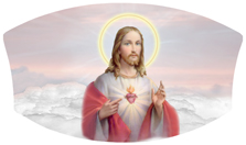 DNSWILL 109 PK Sacred Heart Clouds Pink